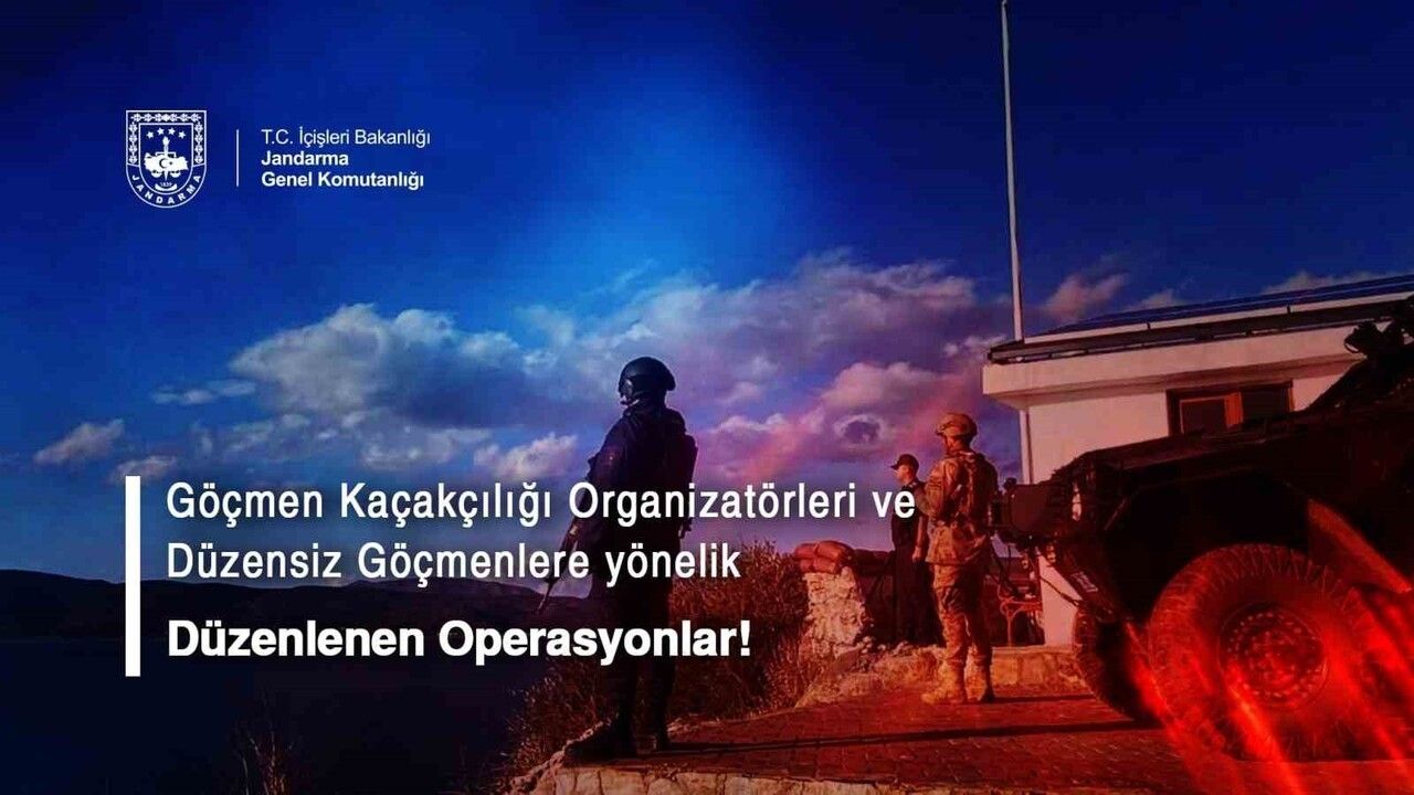 Jandarma koordinasyonunda göçmen kaçakçılığı operasyonu: 47 tutuklama