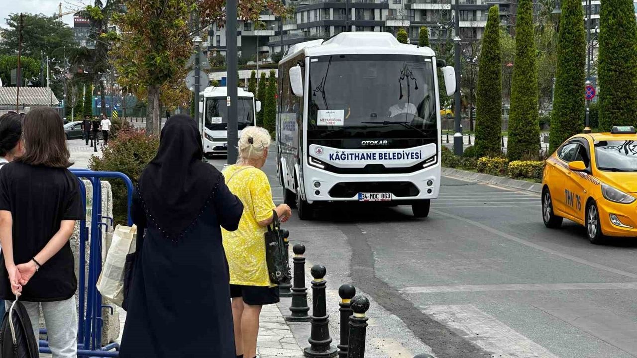 Kağıthane Belediyesi, Ayazağa, Hasdal ve Kilyos Mezarlıklarına Her Ay Ücretsiz Servis Sağlıyor