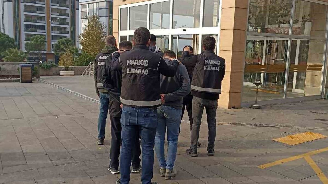 Kahramanmaraş’ta uyuşturucu operasyonu: 9 gözaltı, 7 tutuklama