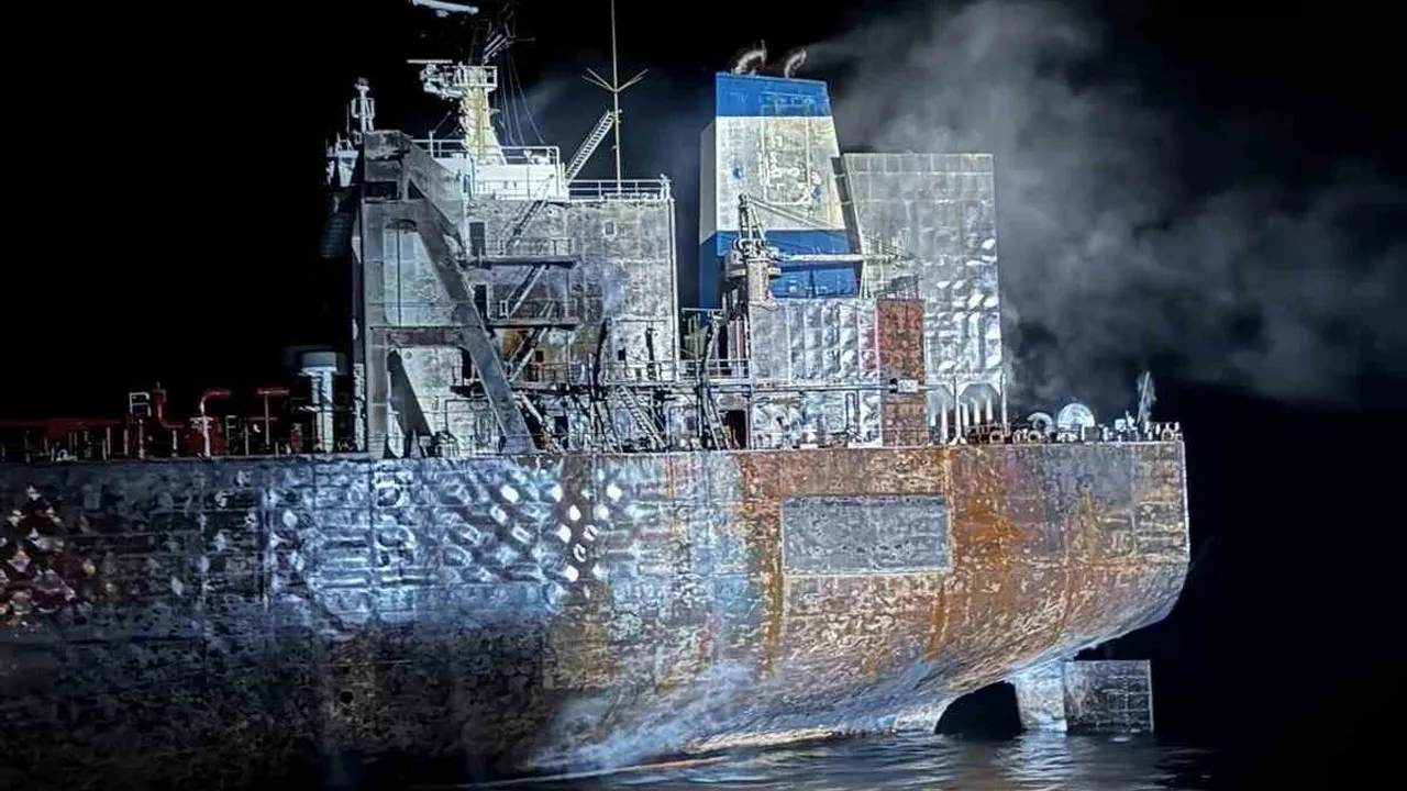 KAIROS tankerinde fuel-oil sızıntısı: Kefken açıklarında gemi 4 mil sürüklendi