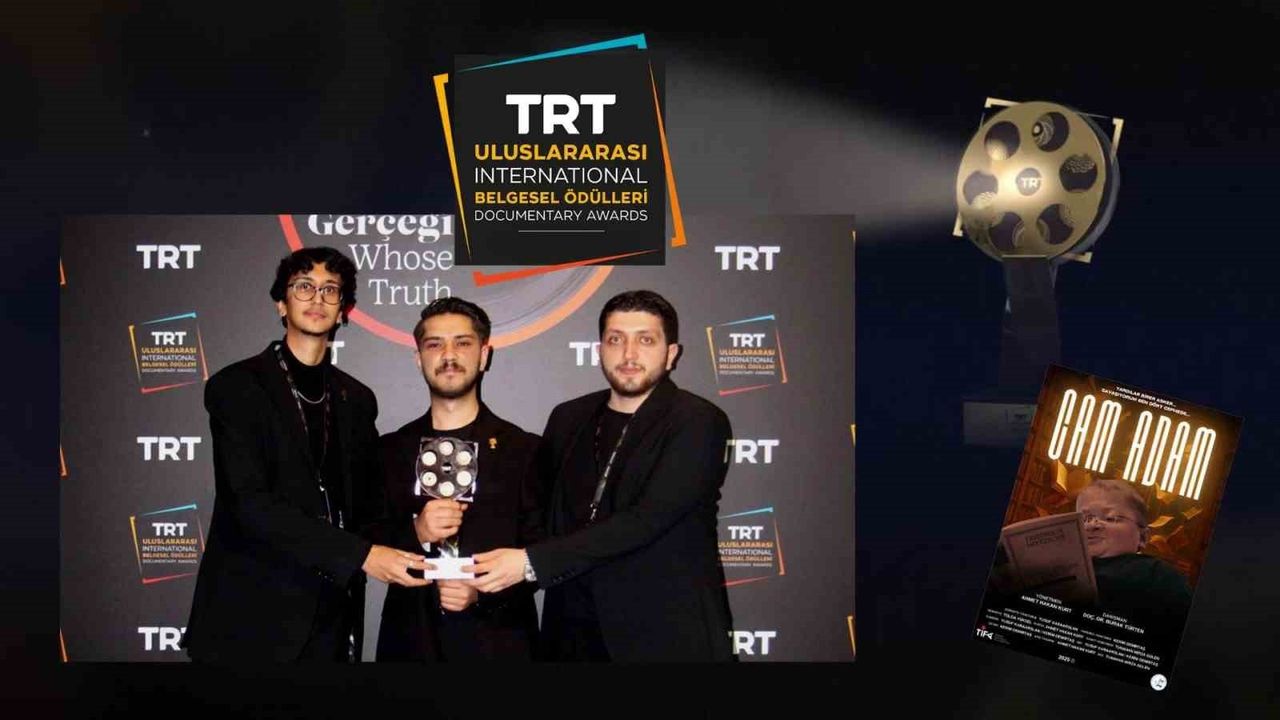Karabük Üniversitesi'nin 'Cam Adam' belgeseli TRT Uluslararası Belgesel Ödülleri'nde üçüncü oldu