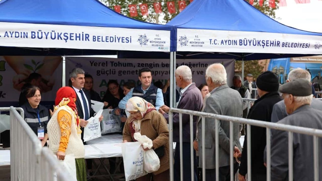 Karacasu’da Ata tohumlarından üretilen binlerce kışlık fide vatandaşlarla buluştu