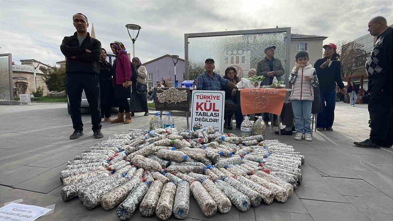 Karaman’da akademisyen ve gönüllüler 2 ayda 100 bin sigara izmariti topladı