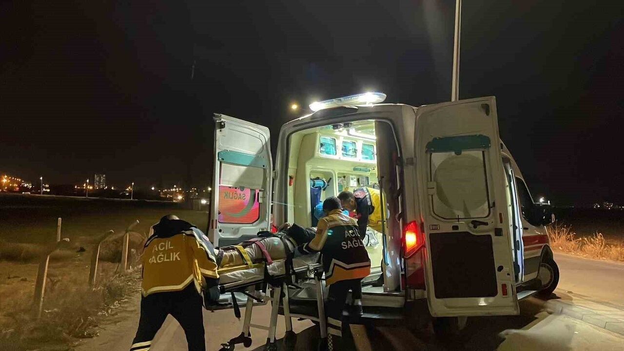 Karaman’da otomobil takla atıp ters döndü: 2 yaralı