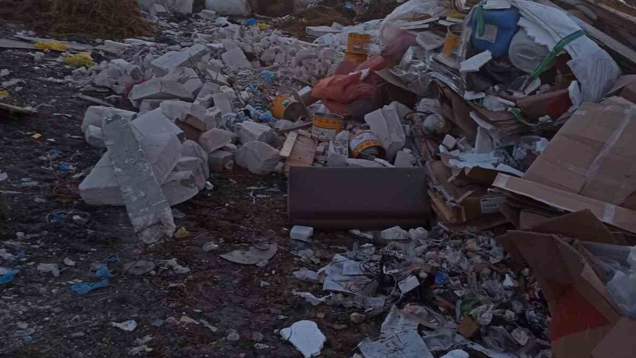 Karamusul Göleti setine atık materyal döküldüğü iddiası