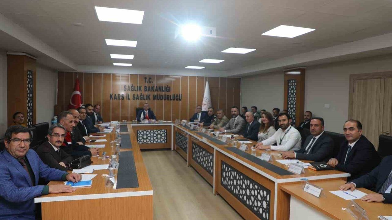 Kars'ta Bağımlılıkla Mücadele İl Koordinasyon Kurulu Toplantısı Yapıldı