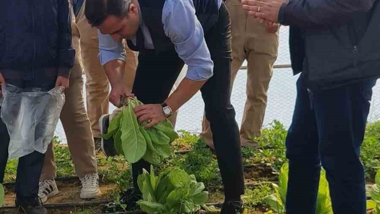 Kaymakam Halil Dalak, Sarıgöl'de öğrencilerle dikiş ve çapa uygulamalarına katıldı
