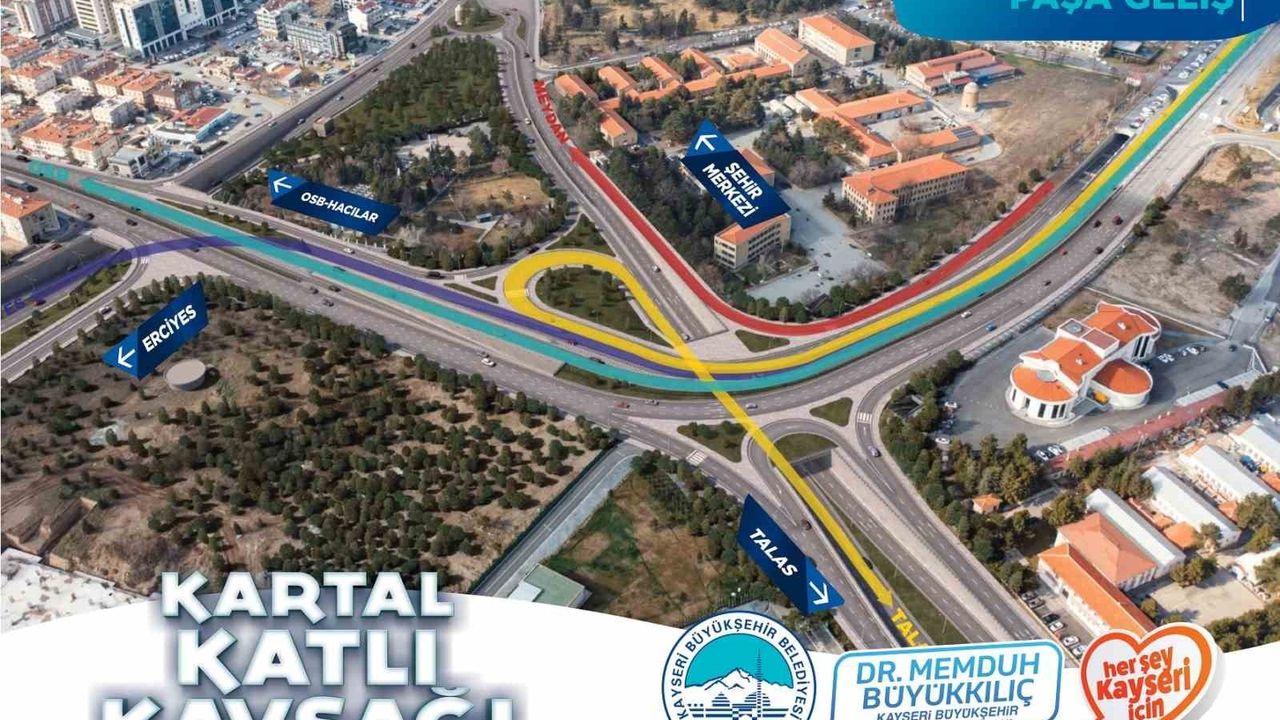 Kayseri'de Kartal Kavşağı Projesiyle Ulaşımda Yeni Dönem: Yapım İhalesi 5 Kasım'da