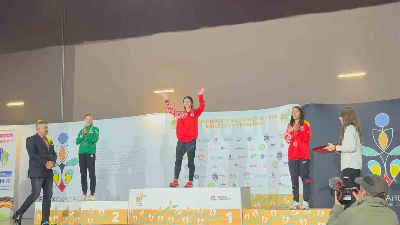 Kayserili Milli Atlet Sümeyye Erol Balkan Kros Şampiyonu Oldu