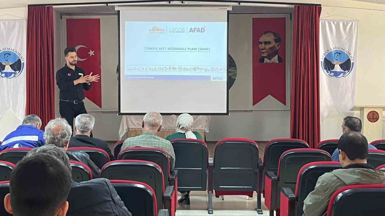 Keban'da TAMP Kapsamında Afet Hazırlıkları Değerlendirildi