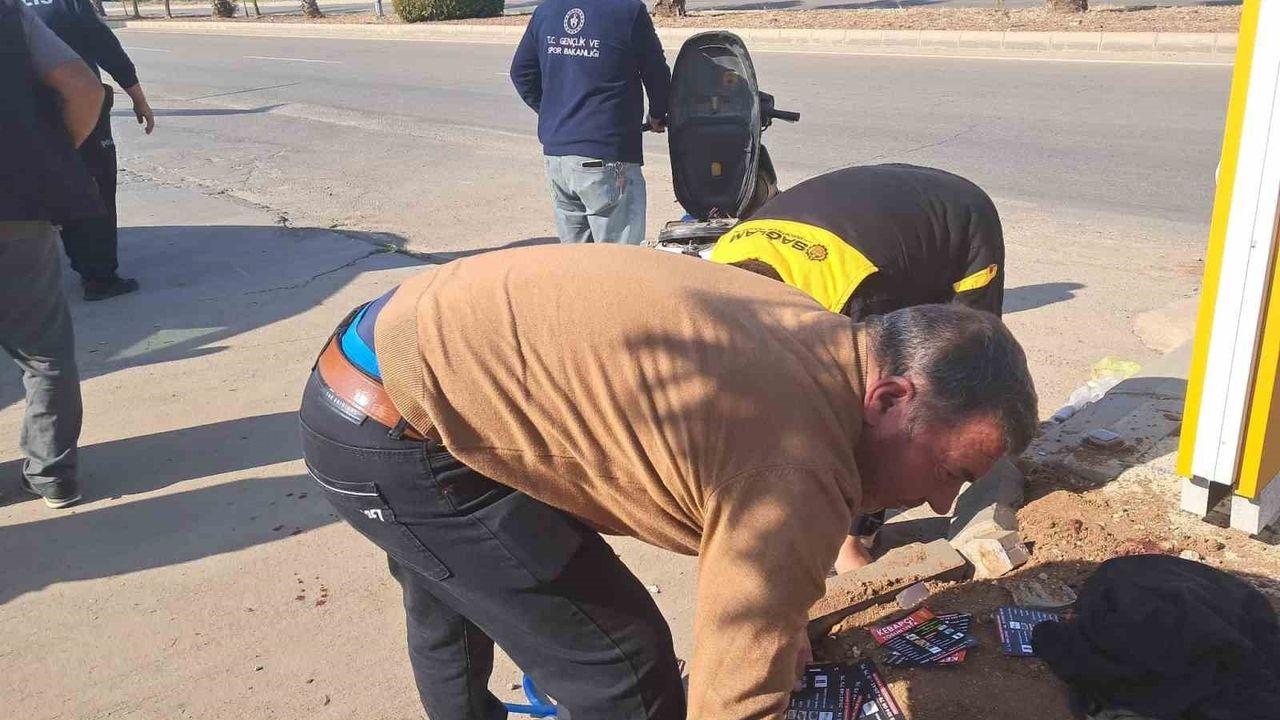 Kilis-Gaziantep kara yolunda cip ile motosiklet çarpıştı: 1 ağır yaralı