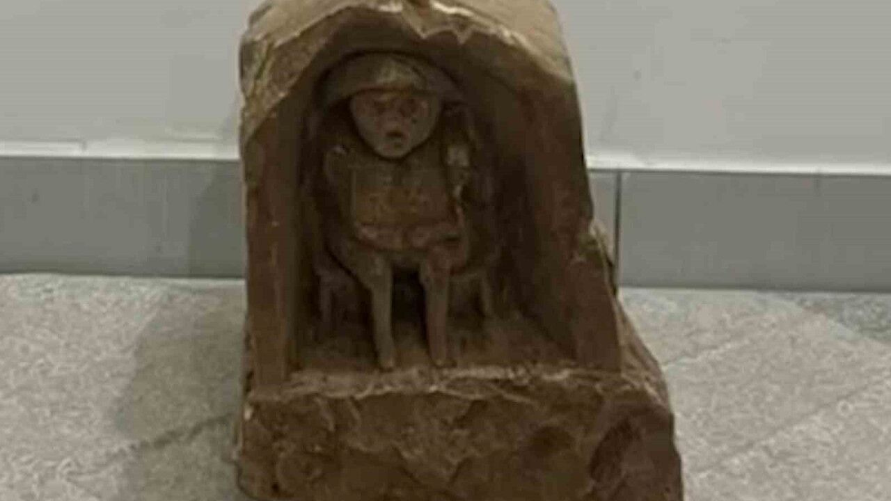 Kırıkkale'de 'Anadolu Mirası' operasyonunda Roma dönemine ait 5 milyon liralık mezar steli ele geçirildi