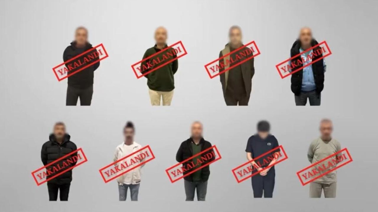 Kırmızı bültenle aranan 7 ve ulusal seviyede aranan 2 şüpheli Türkiye'ye getirildi