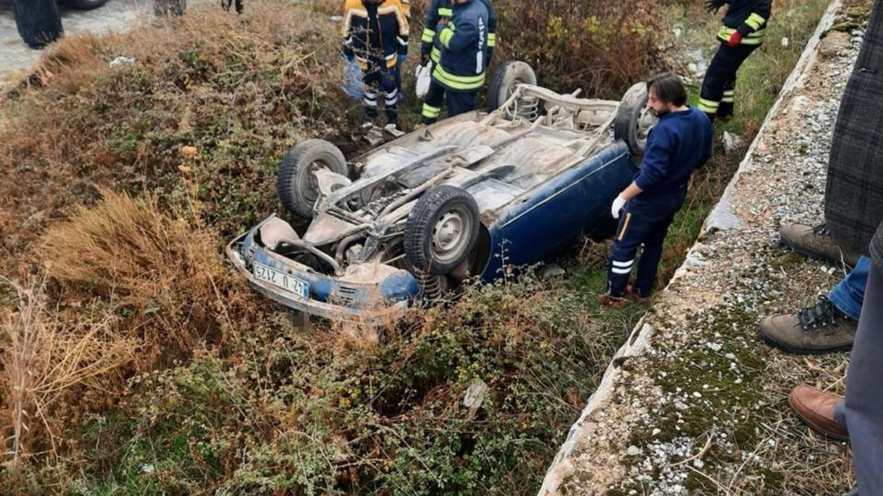 Konya Akşehir'de otomobil takla attı: 1 kişi hayatını kaybetti