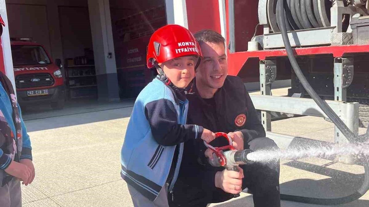 Konya Bozkır’da 1. Sınıf Öğrencilerine Afet ve Yangın Farkındalığı Eğitimi