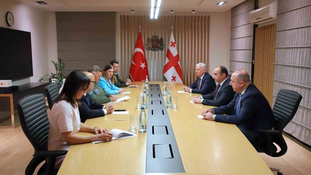 Korgeneral Yaşar Kadıoğlu Tiflis'te İçişleri Bakanı Gela Geladze ile Görüştü: C-130 Kazasında İşbirliğine Teşekkür