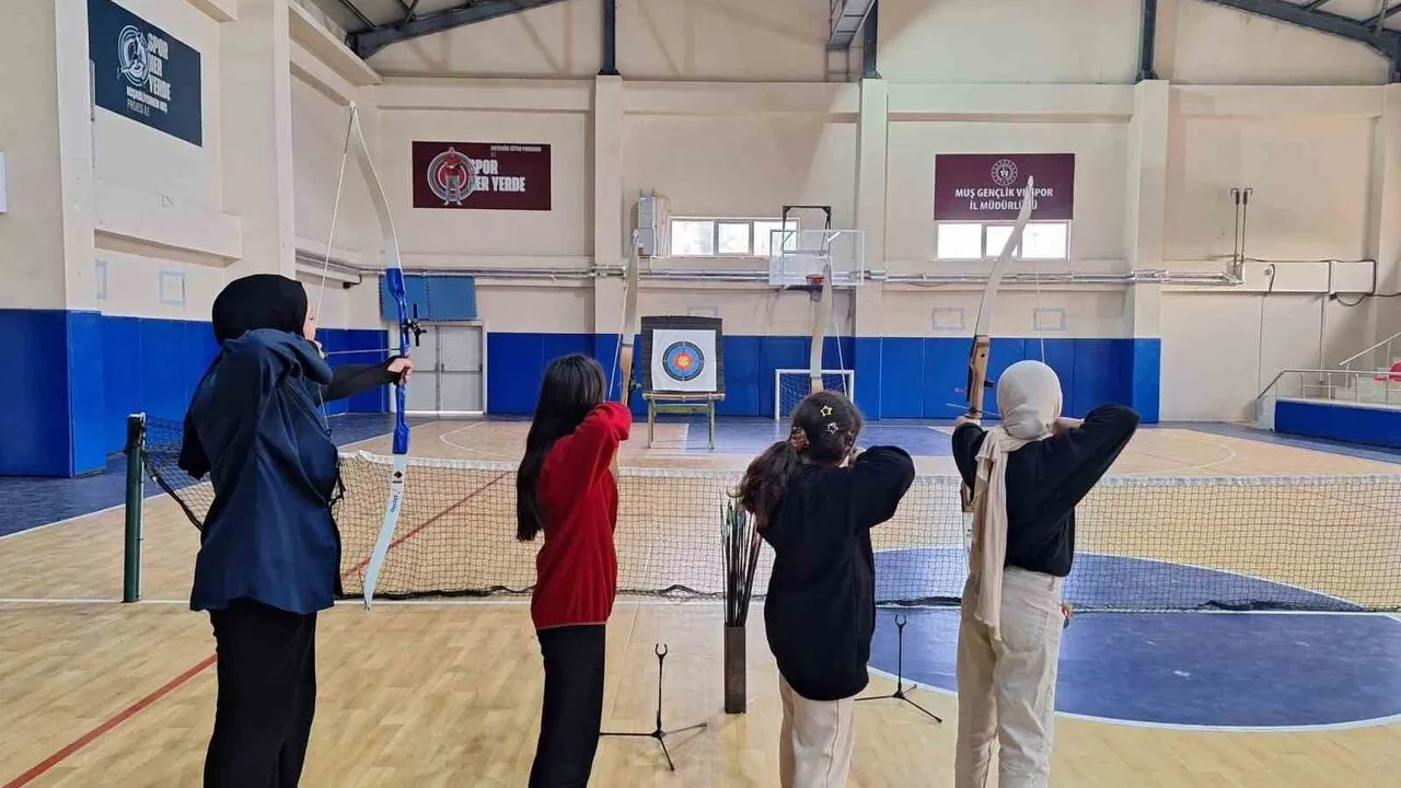 Korkut’ta okçuluk kurslarına yoğun ilgi