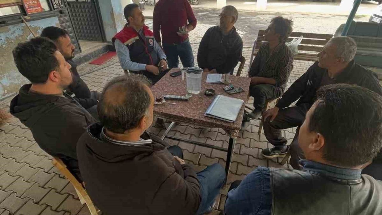 Köşk’te Cuma Buluşmaları: Çiftçilere şap, 2026 ÇKS ve zeytin zararlıları eğitimi