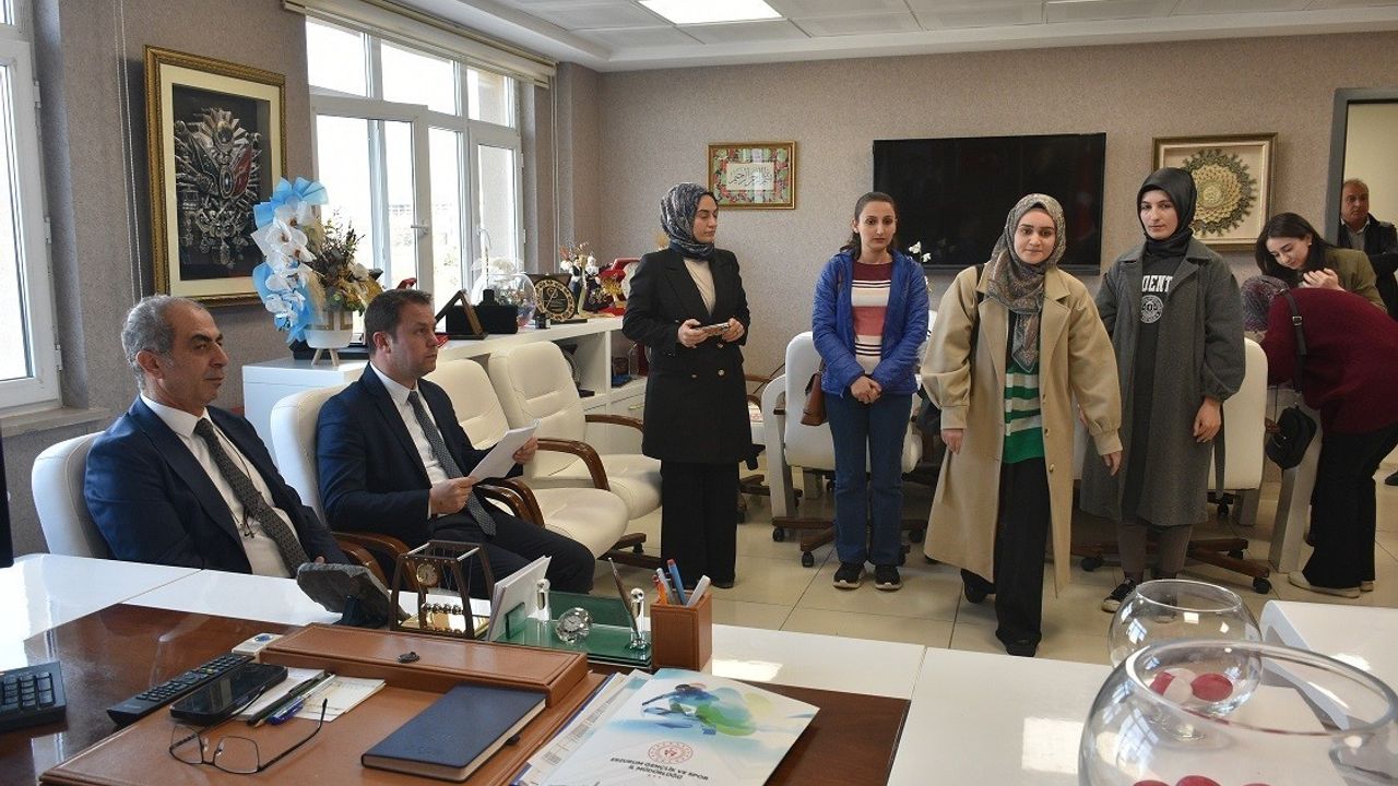 KPSS ile atanan 16 güvenlik görevlisinin görev yerleri için Erzurum GSİM’de kura çekildi