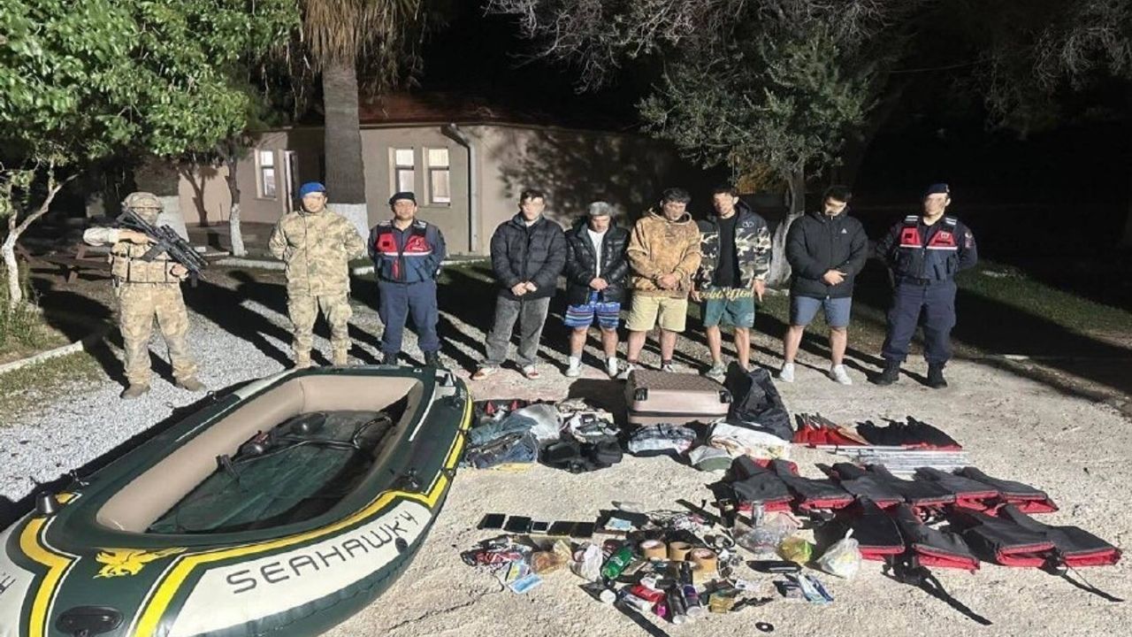 Kuşadası'nda yasa dışı geçiş hazırlığındaki 5 düzensiz göçmen yakalandı