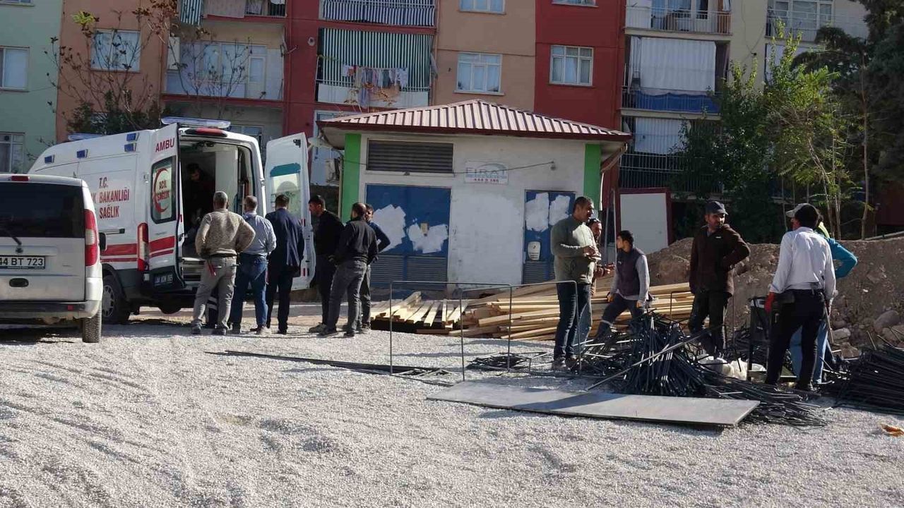 Malatya Yeşilyurt’ta şantiyede iş kazası: 1 işçi yaralandı