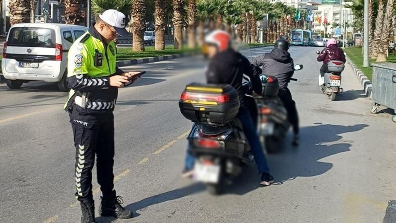 Manisa’da 3 günlük motosiklet denetiminde 696 sürücüye ceza uygulandı