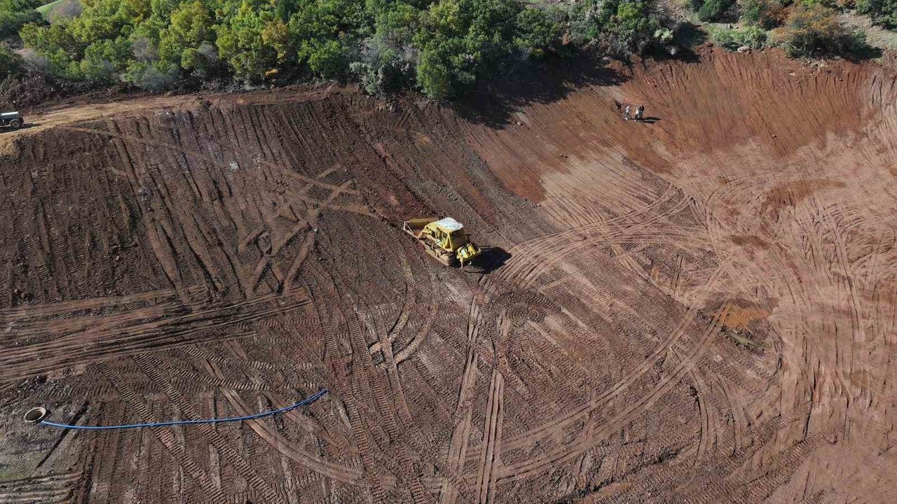 Manisa'da 35 bin m³ kapasiteli gölet hizmete girdi: Sulama ve yangın suyu güvenliği