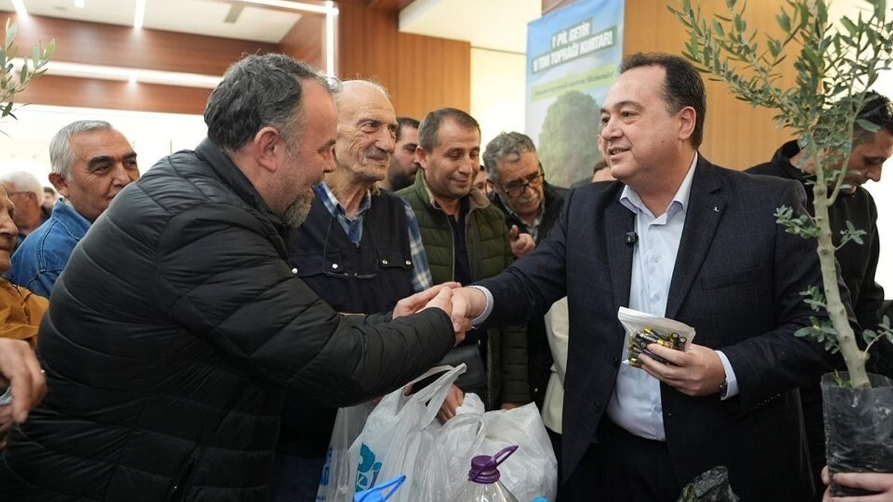 Manisa'da Atık Piller Zeytin Fidanına Dönüştürülüyor: 1 Kiloya 1 Fidan Kampanyası