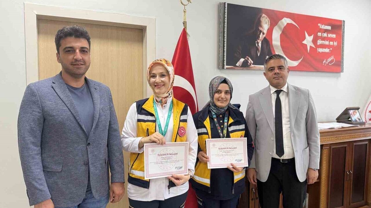 Mardin'de 112 rehberliğinde baba evde doğumu gerçekleştirdi