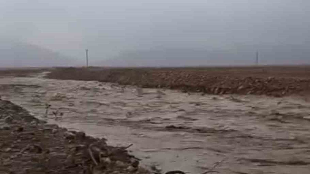 Mardin Kızıltepe'de sağanak: Dere taştı, ev ve yollar hasar gördü