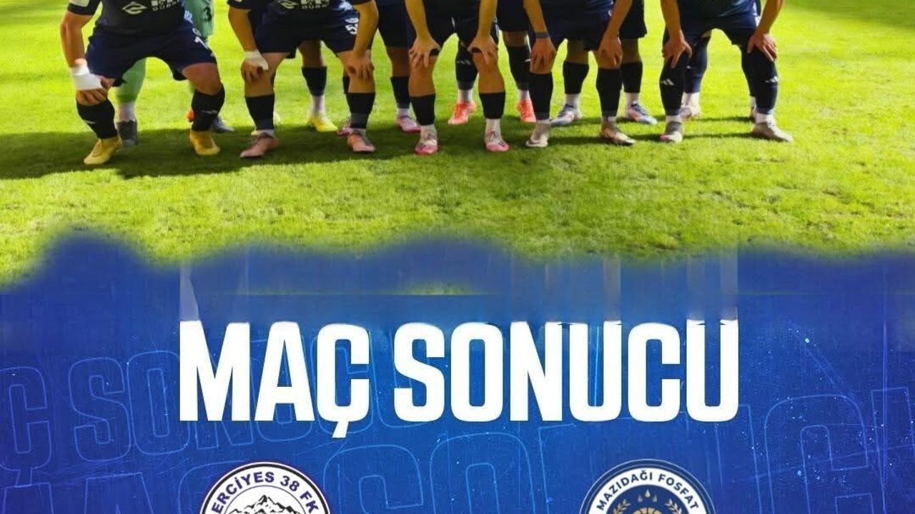 Mazıdağı Fosfatspor, Erciyes 38 FSK Deplasmanında 1-1 Berabere Kaldı
