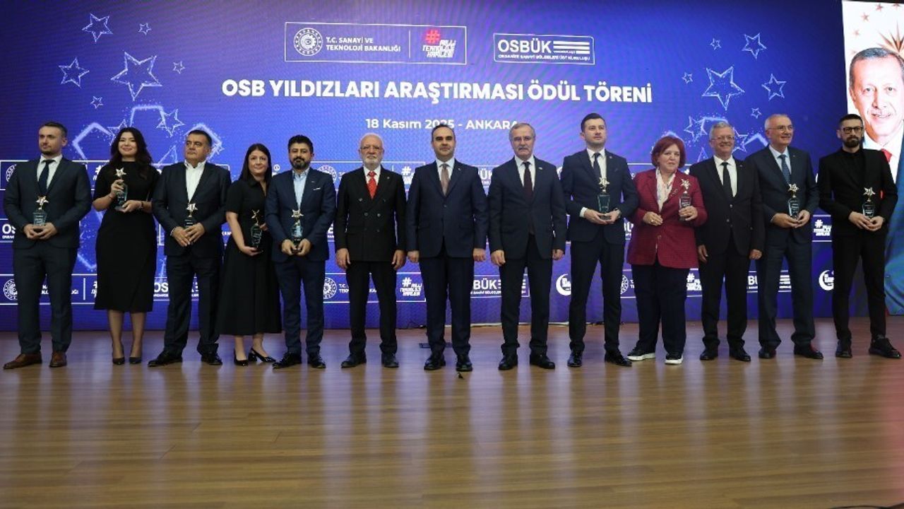 Mekap, OSB Yıldızları Araştırması'nda OSB’lerde istihdamı en çok artıran firmalar arasında ödül aldı