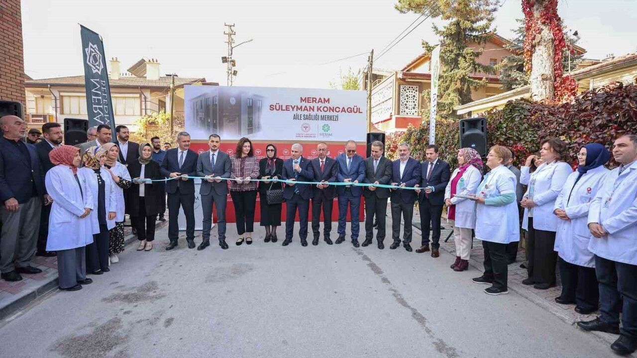 Meram'da Süleyman Koncagül Aile Sağlığı Merkezi hizmete açıldı