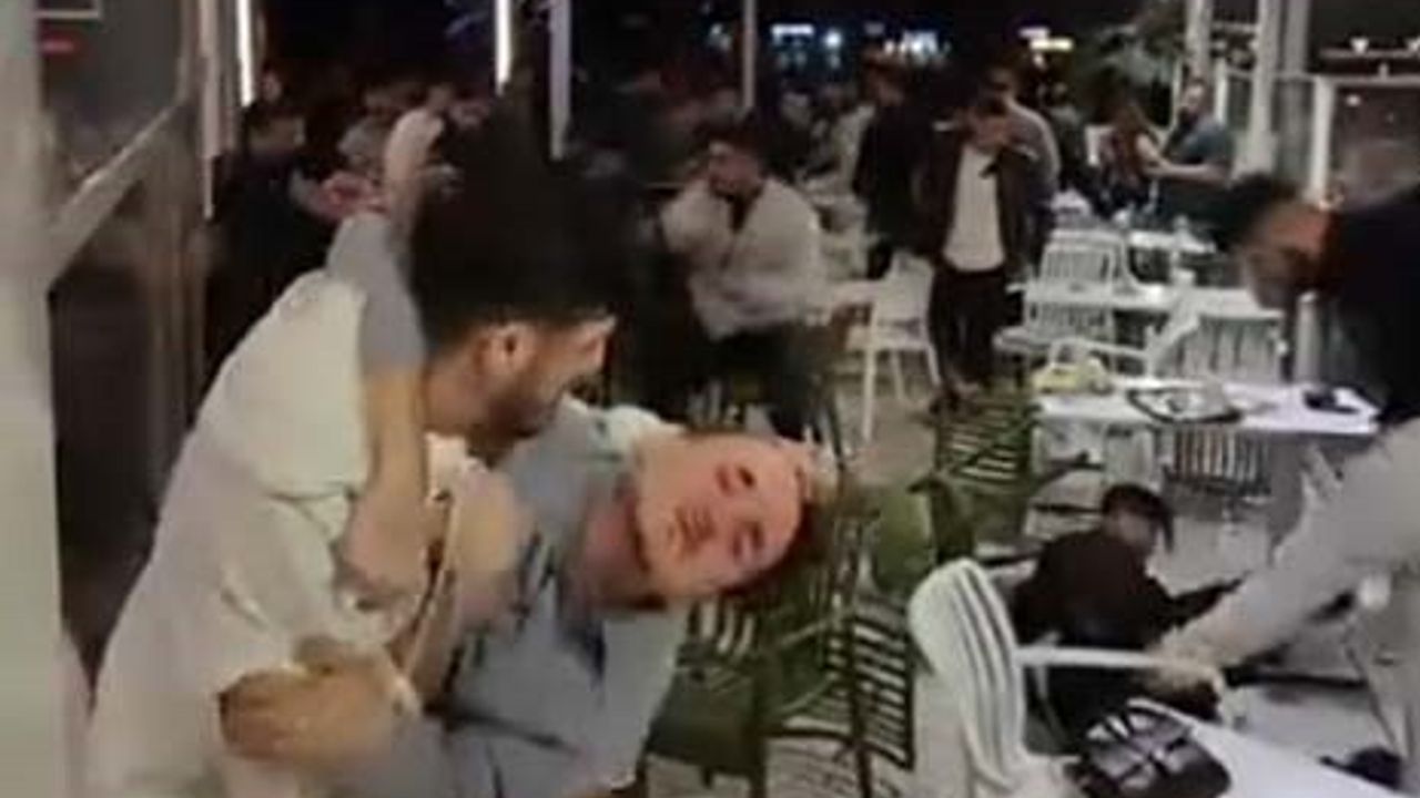 Mersin'de kafe kavgası: Yenişehir'de iki grup arasında yumruklu saldırı