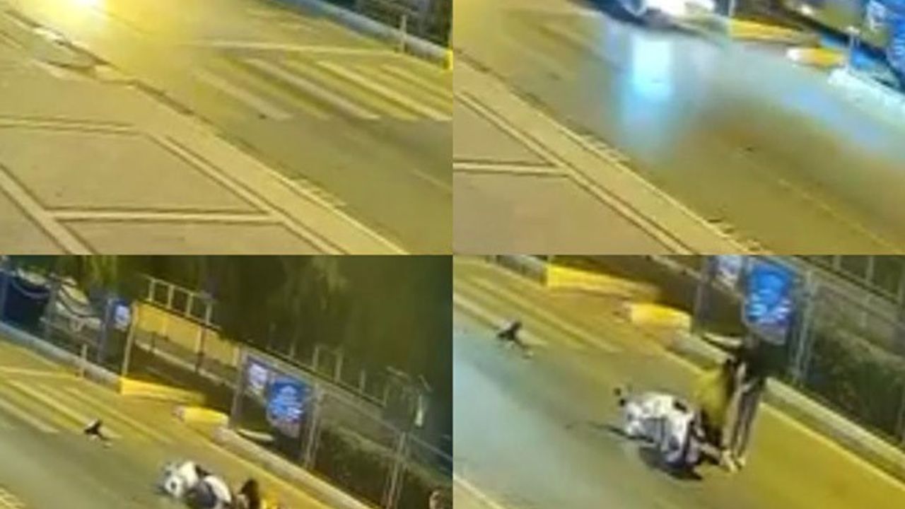 Mersin'de motosiklet kazasında köpeğin sahibinin başucundan ayrılmaması dikkat çekti