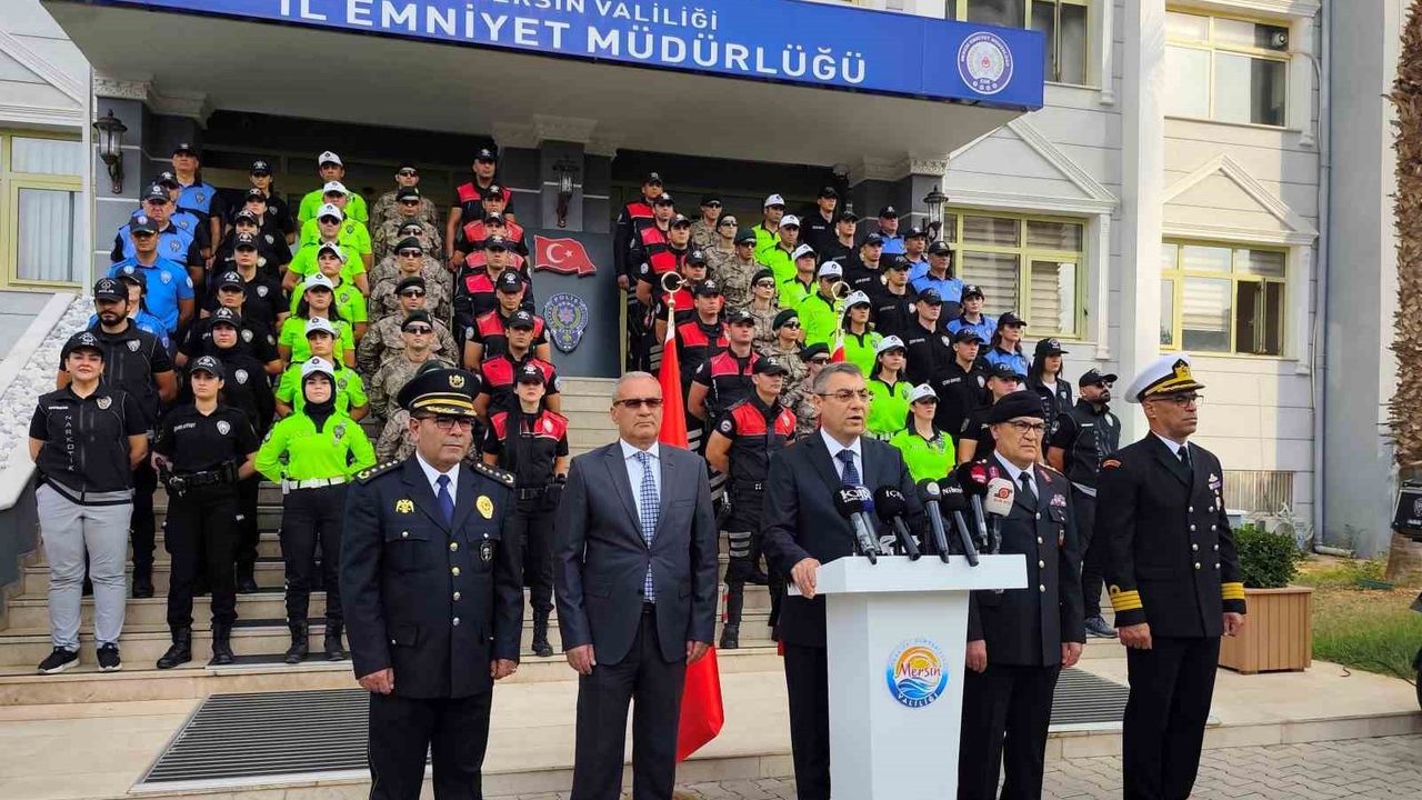 Mersin Valisi Atilla Toros: 2025'in İlk 10 Ayında Suçlarda Düşüş, Kararlı Mücadele Sürecek