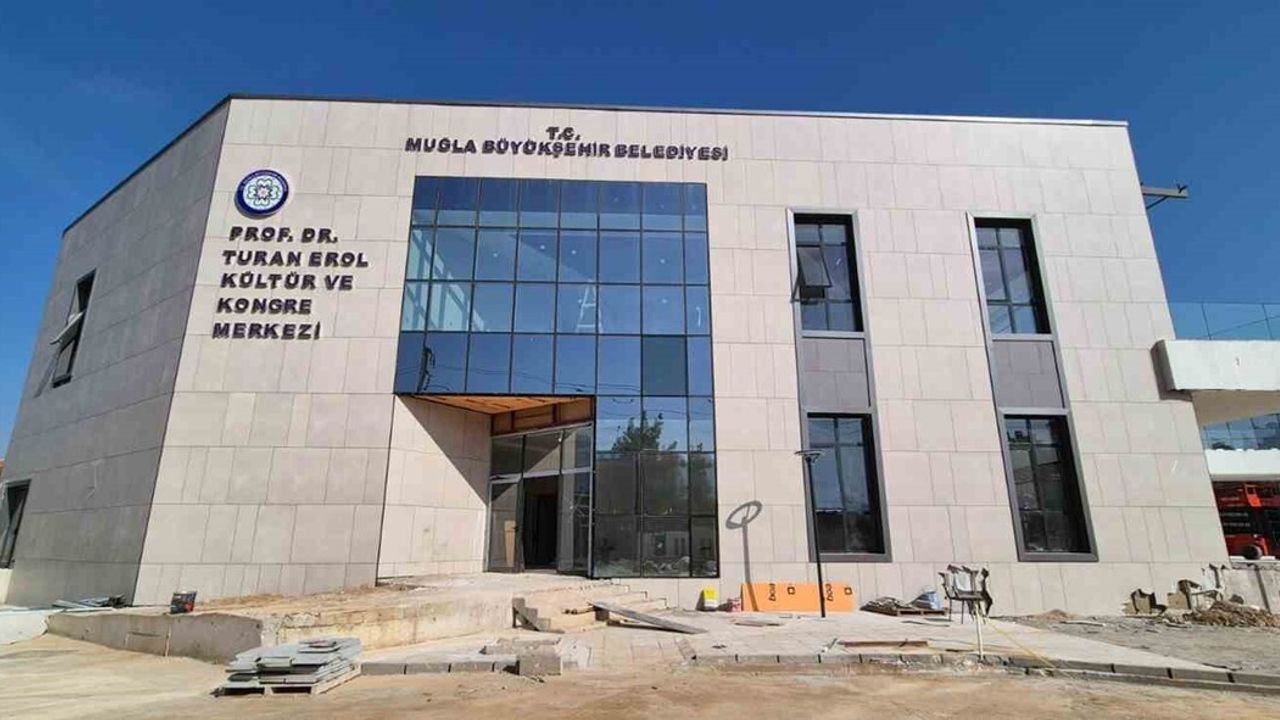 Milas Kültür Merkezi’nde çalışmalar yüzde 95 tamamlandı; Prof. Dr. Turan Erol adı verildi