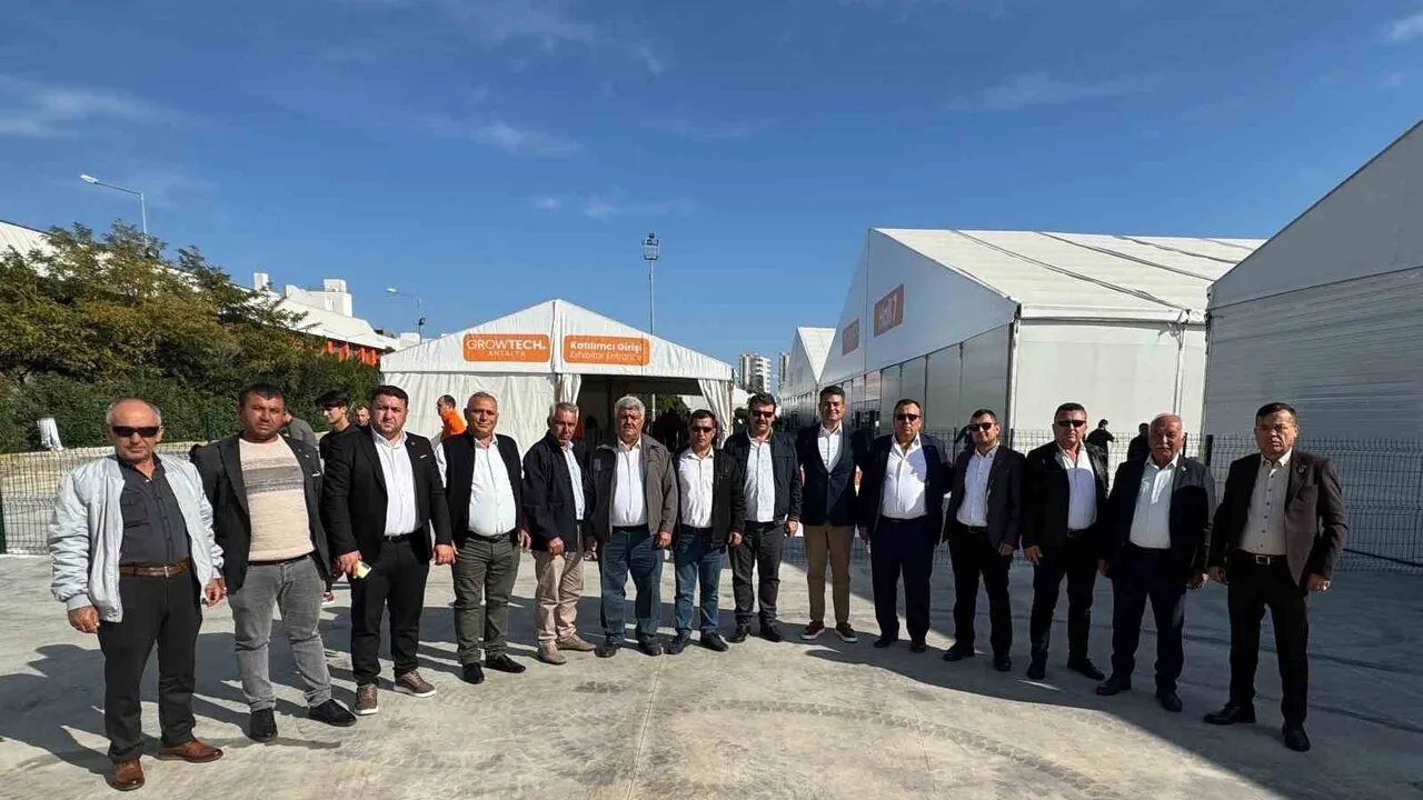 Milas Muhtarlar Danışma Kurulu Growtech Antalya 2025'te Tarım Teknolojilerini İnceledi