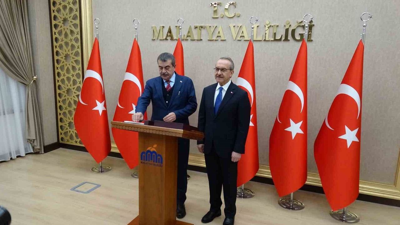 Milli Eğitim Bakanı Yusuf Tekin Malatya’da: Valilik Ziyareti ve Programlar