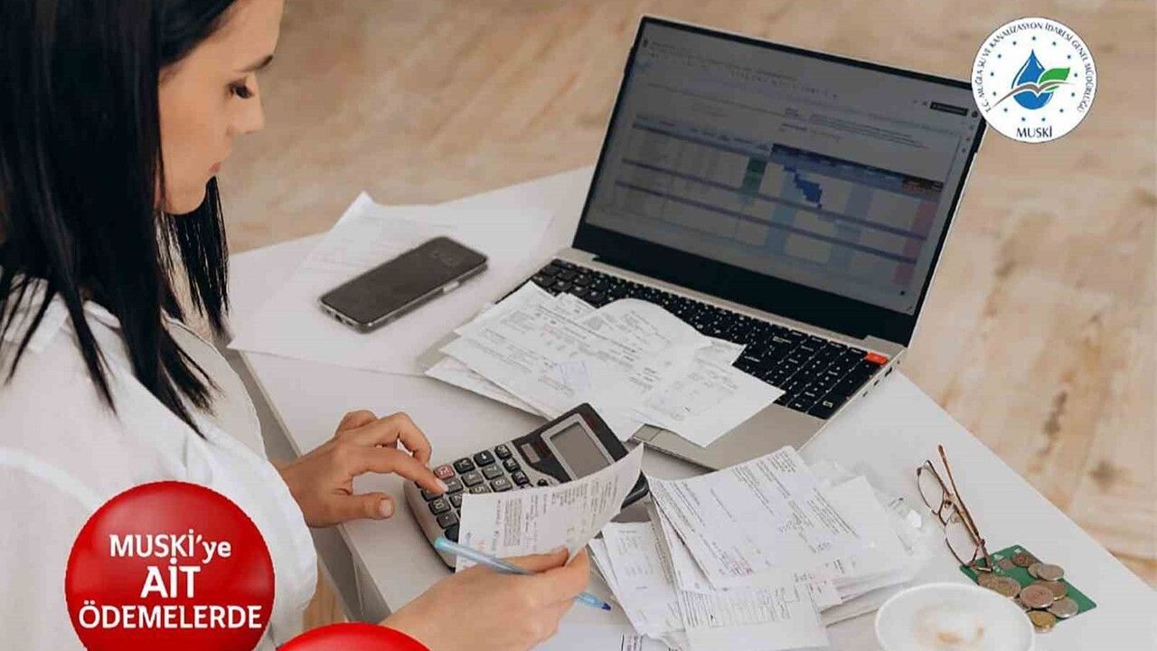 MUSKİ ve Ziraat Bankası'ndan su faturalarına faizsiz 4 taksit imkânı