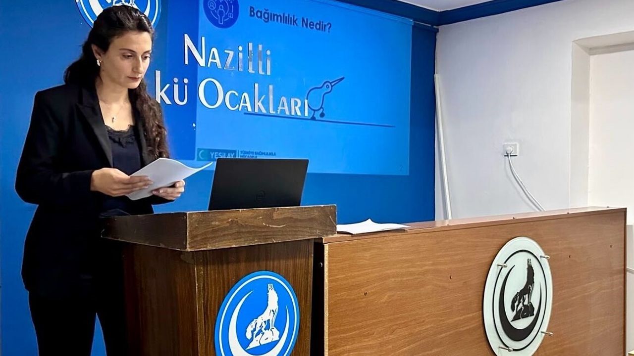 Nazilli’de Ülkü Ocakları’ndan Gençlere 'Madde Bağımlılığı ile Mücadele' Semineri