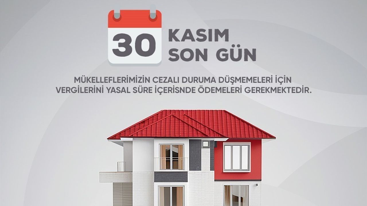 Niğde Belediyesi: 2025 Emlak Vergisi İkinci Taksit Ödemelerinde Son Tarih 30 Kasım 2025