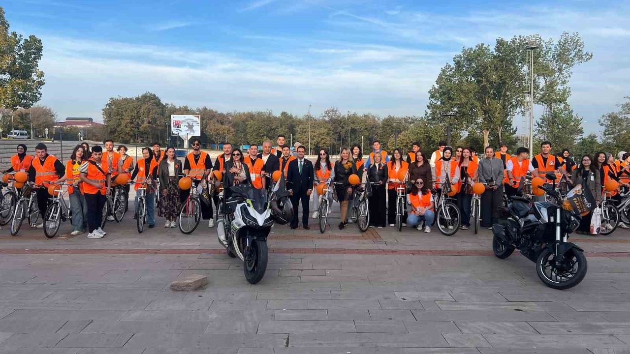 OMÜ'de 'Umut İçin Sür' Bisiklet Turu: LÖSEV Fayda Topluluğu Lösemili Çocuklar İçin Farkındalık Oluşturdu