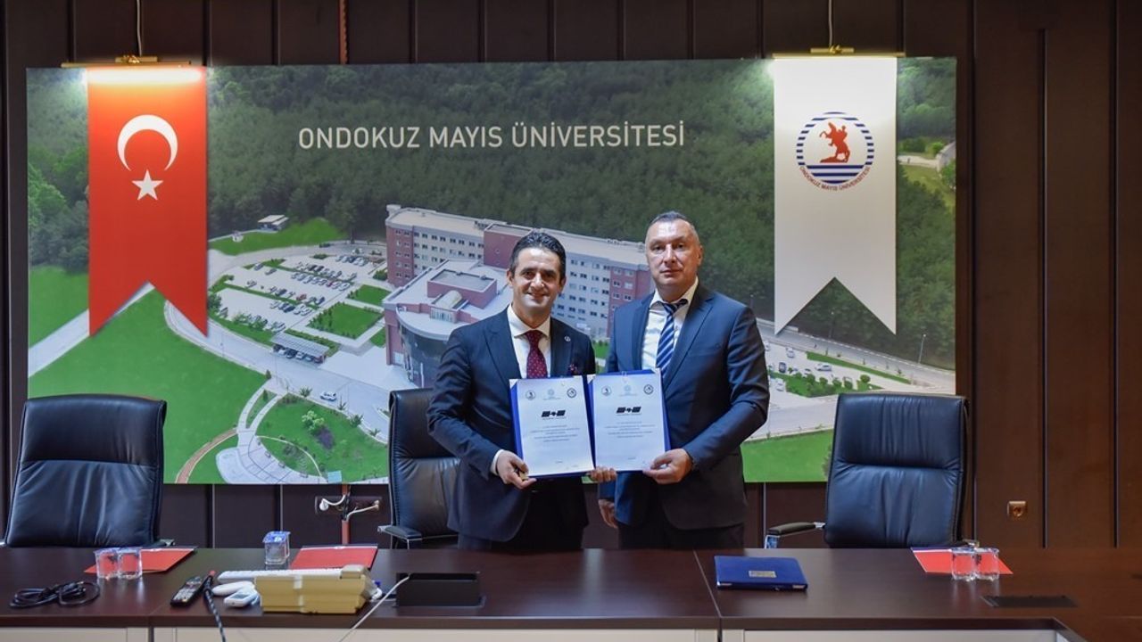 OMÜ ile Aziz Atik Fen Lisesi arasında bir yıllık eğitim iş birliği protokolü