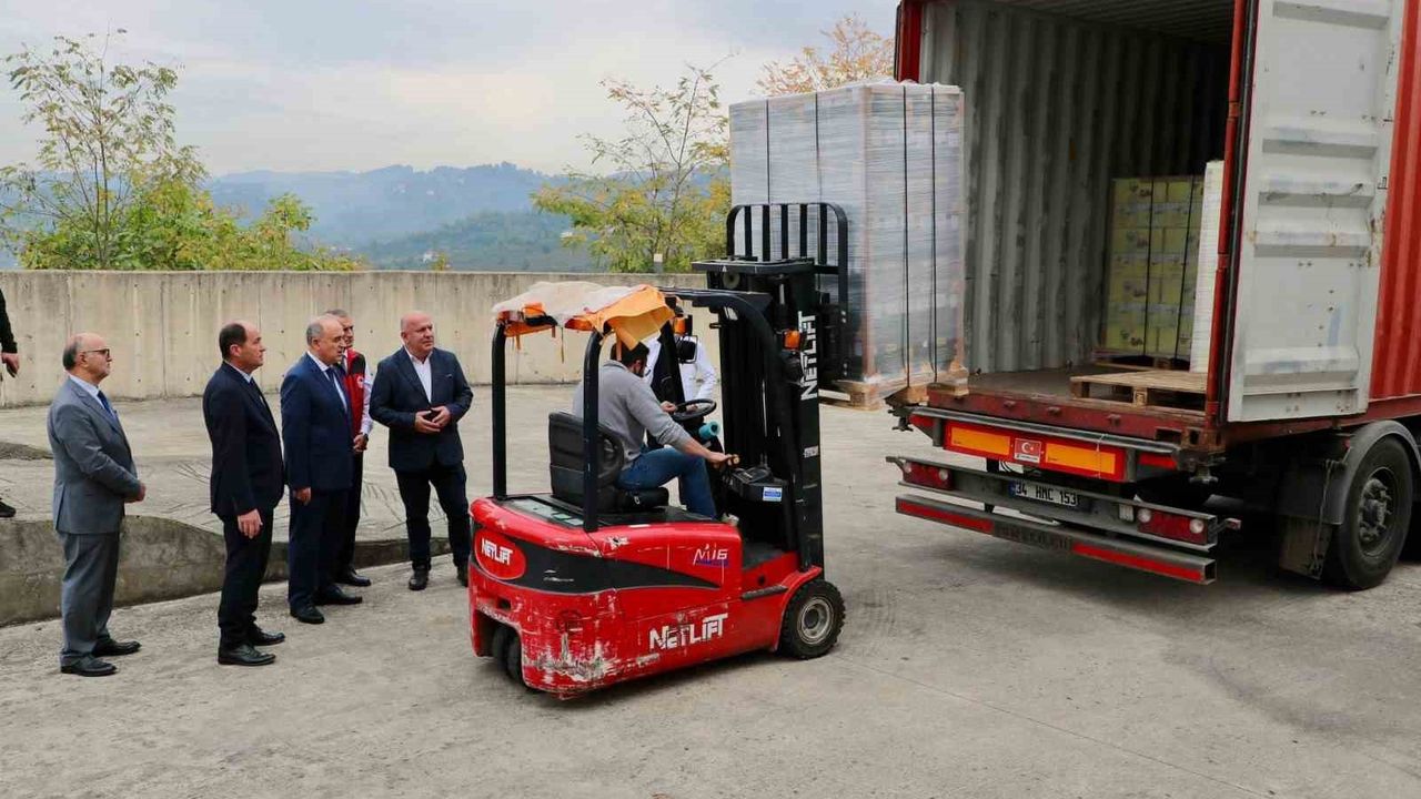 Ordu’dan İngiltere’ye 8 ton 827 kilogram bal ihracatı