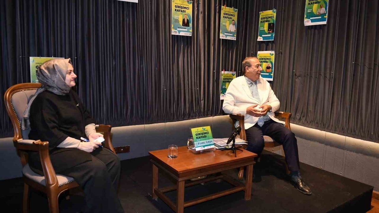 Osmangazi'de Orhan İğrek genç girişimcilere tecrübelerini anlattı