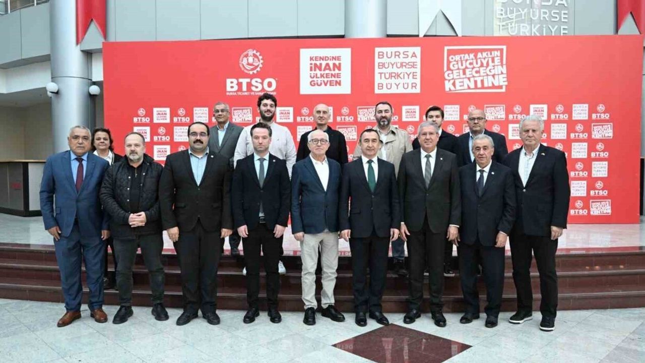 Özbekistan Büyükelçisi İlkhom Khaydarov BTSO'da: Türkiye-Özbekistan Ticaret Hedefi 10 Milyar Dolar