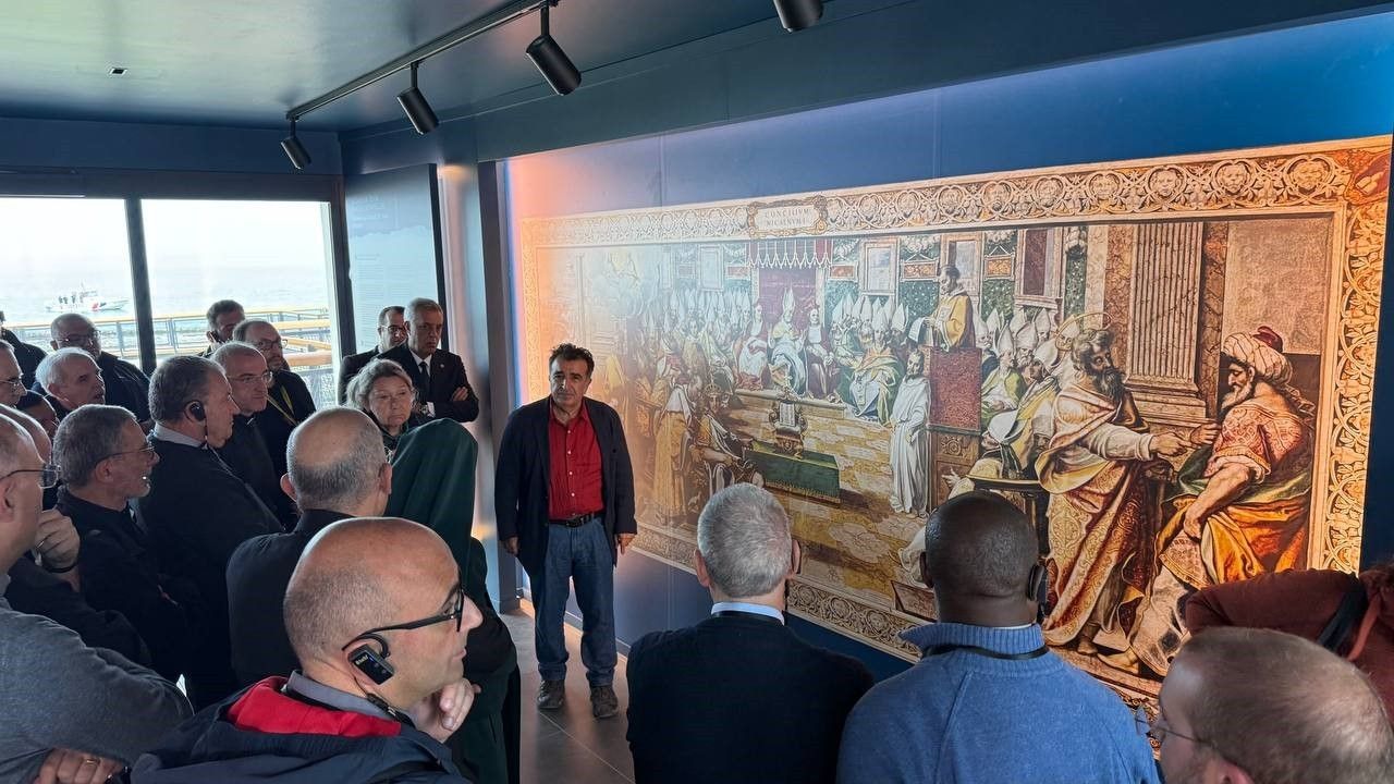 Papa 14. Leo'nun İznik Ziyareti Öncesi Vatikan Heyeti Bazilikada İnceleme Yaptı