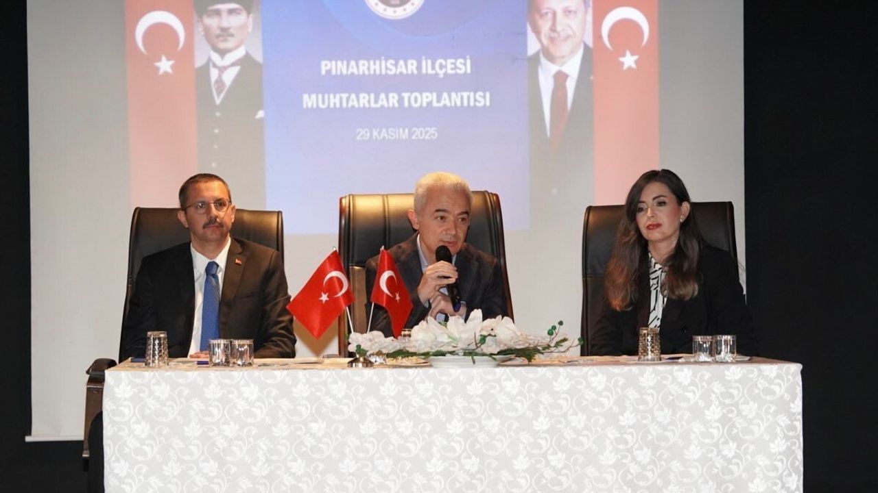 Pınarhisar'da muhtar toplantısı: Köy ve mahallelerin altyapı, tarım ve güvenlik talepleri ele alındı