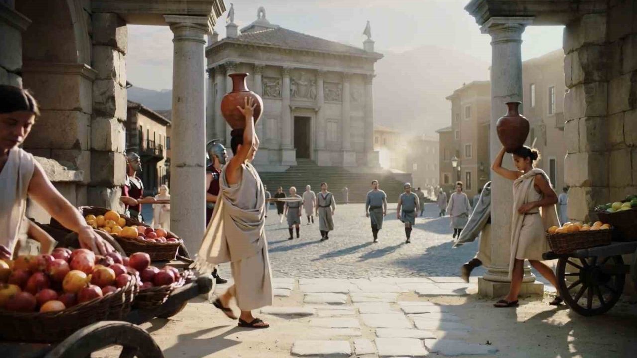 Pompeiopolis Antik Kenti, Yapay Zeka Destekli Tanıtım Filmiyle 2 Bin Yıllık Haliyle Canlandırıldı
